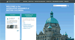 Desktop Screenshot of leg.bc.ca